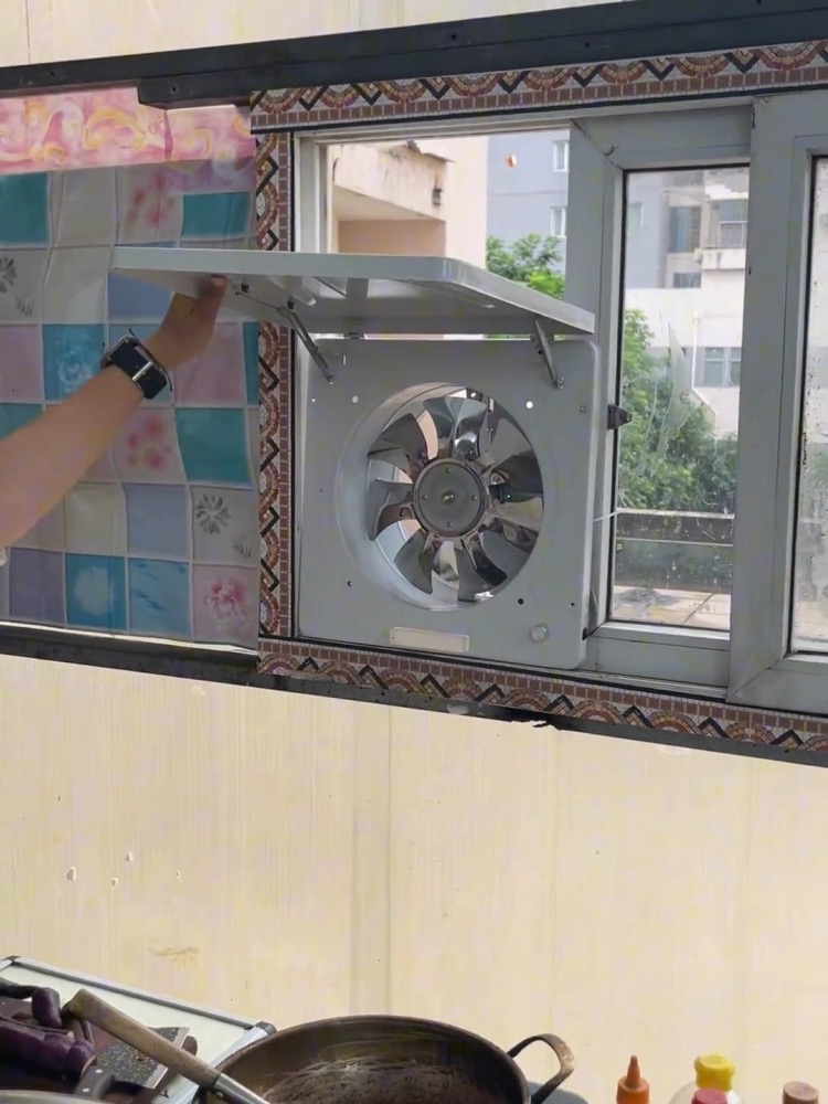 Outdoor Power Fan - 10 '' Flip-Top Velocità regolabile Punch-Free