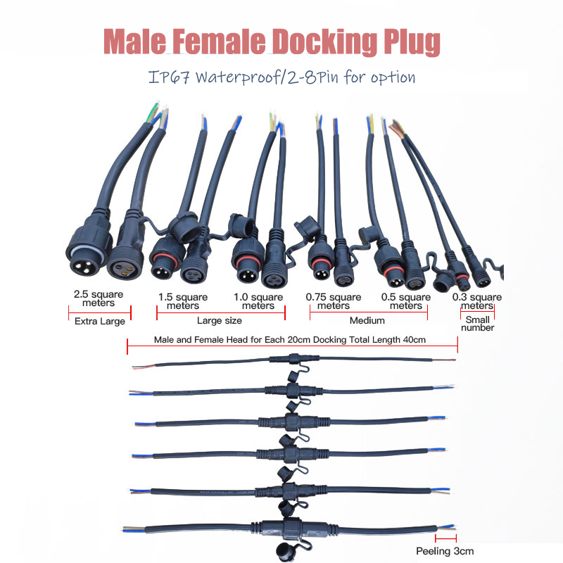 Extension Cord Outdoor - Connettore per cavo di prolunga maschio