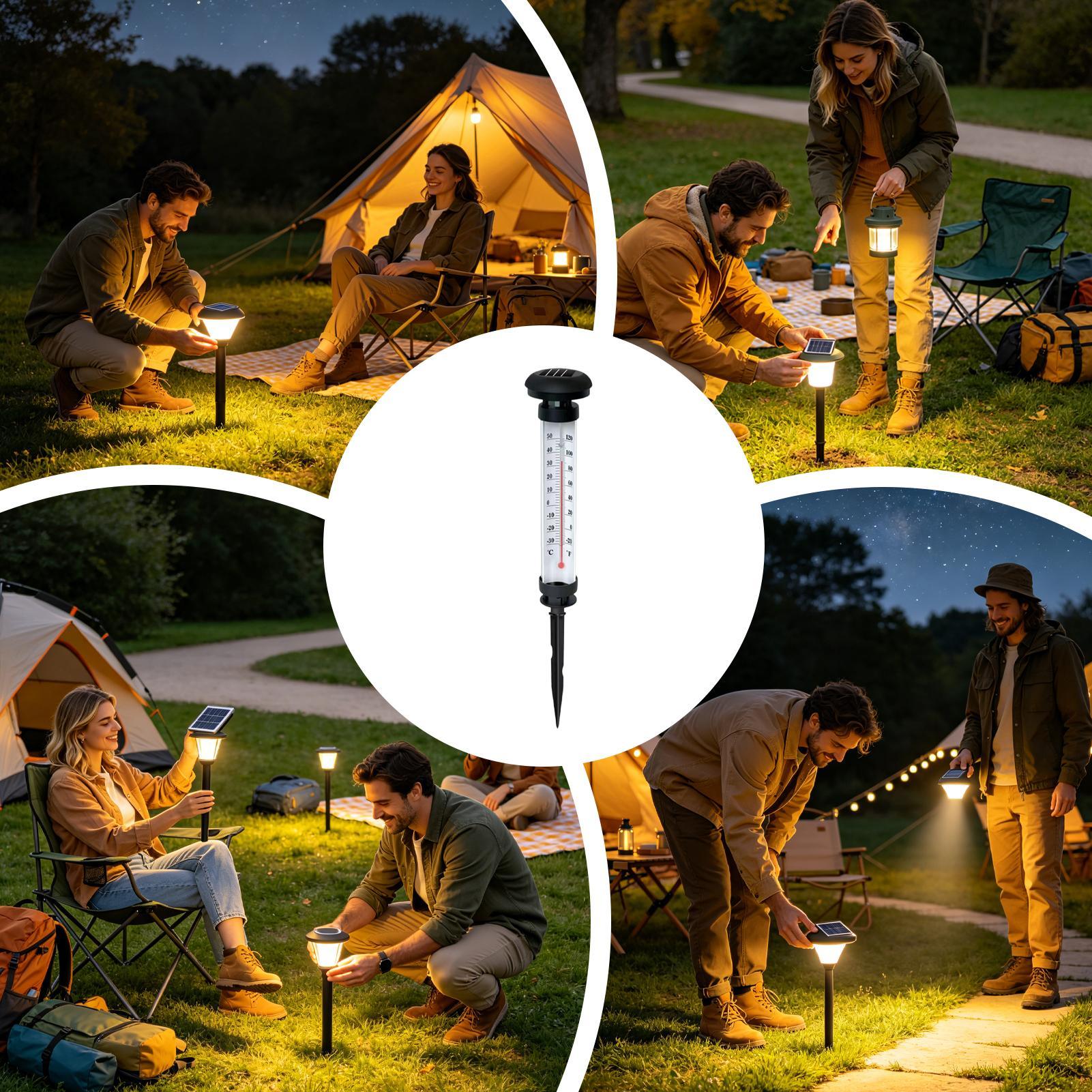Luci solari per vialetti, auto - Outdoor Power Stake recensione e prezzo