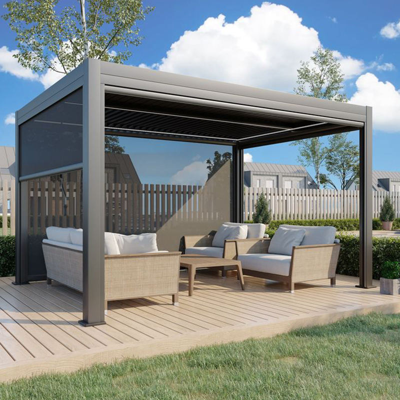 Pergola in alluminio motorizza - Outdoor Power For Gazebo recensione e prezzo