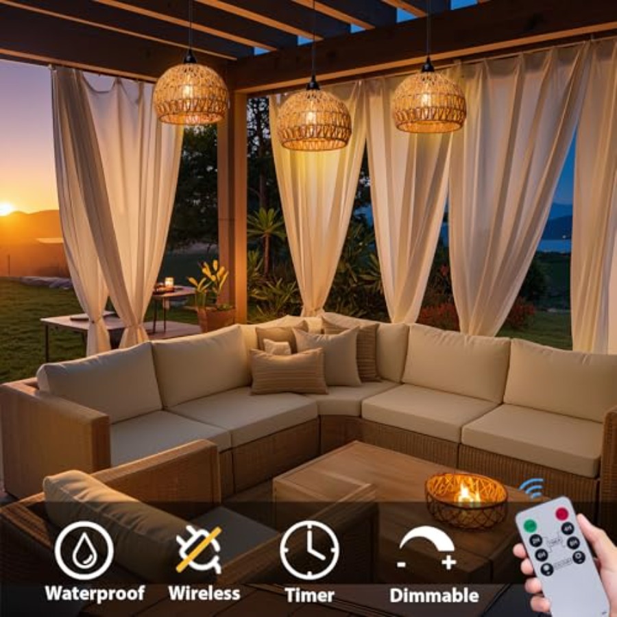 Lampadario da Esterno a Batter - Outdoor Power For Gazebo recensione e prezzo