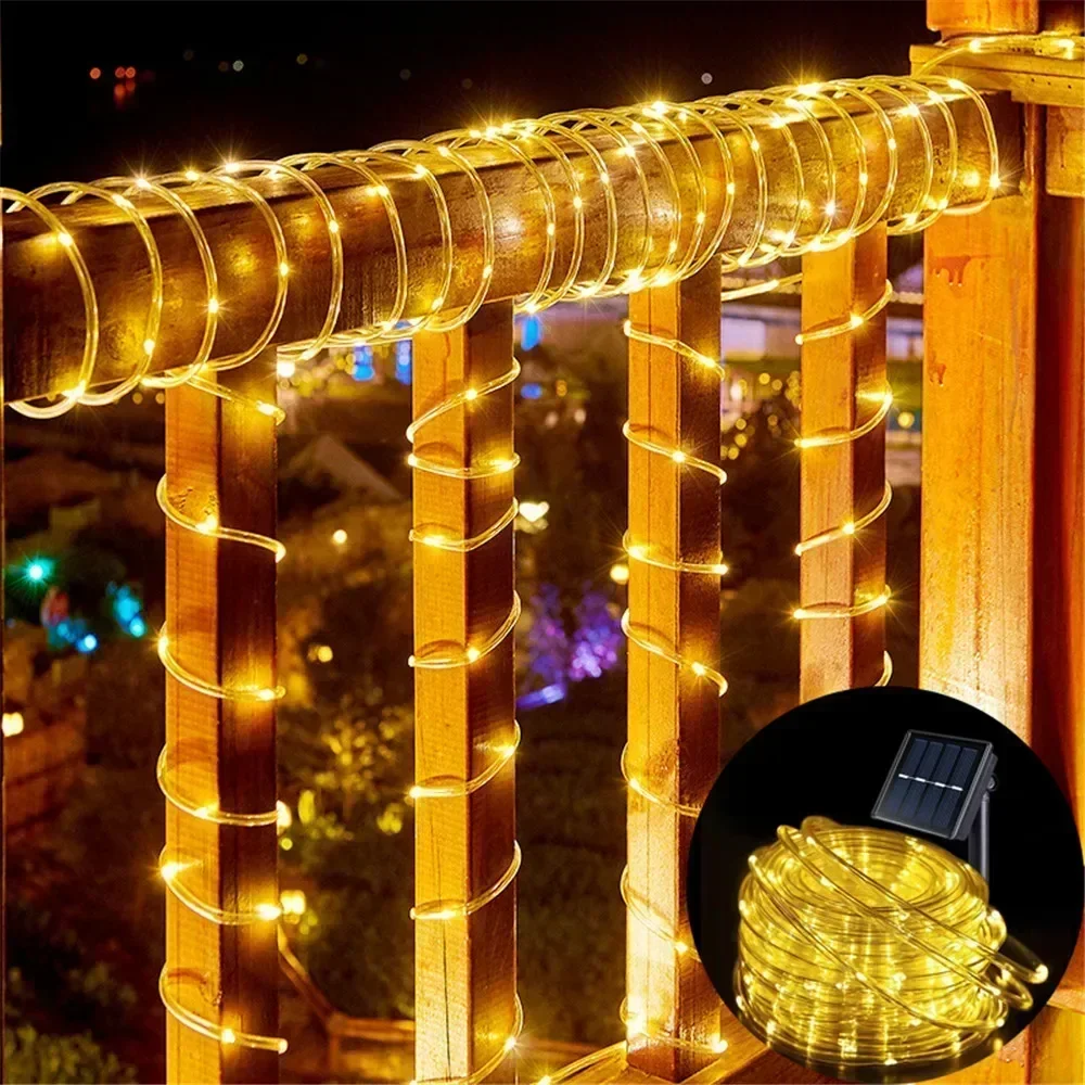 Luci Solari a Corda con 8 Moda - Outdoor Power For Gazebo recensione e prezzo