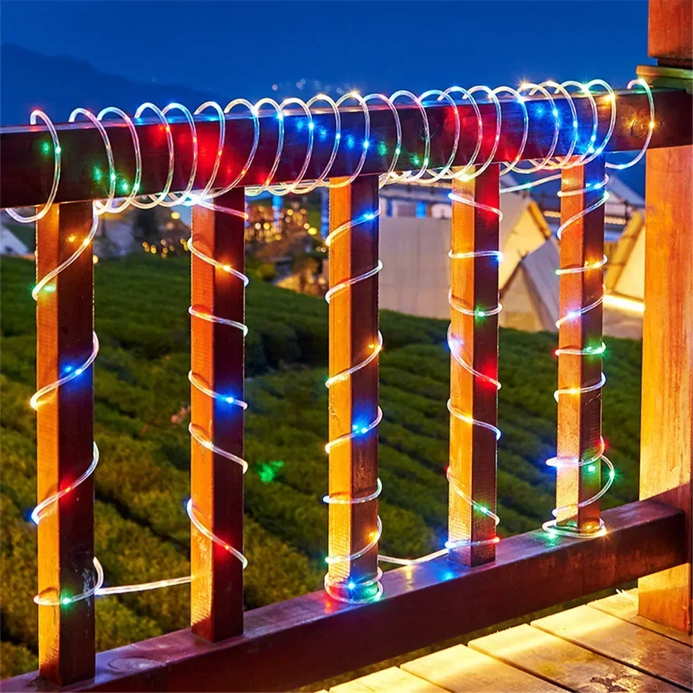Luci Solari a Corda con 8 Moda - Outdoor Power For Gazebo recensione e prezzo