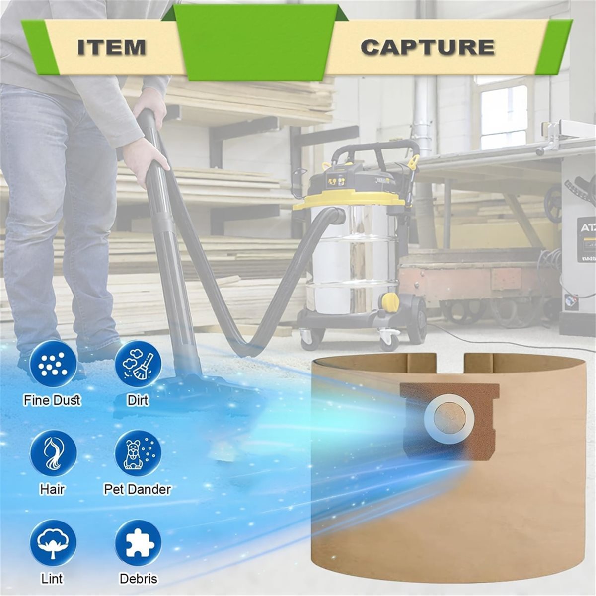 Confezione IDS-12 25-1238 Sacc - Wet Dry Vacuum Shop recensione e prezzo