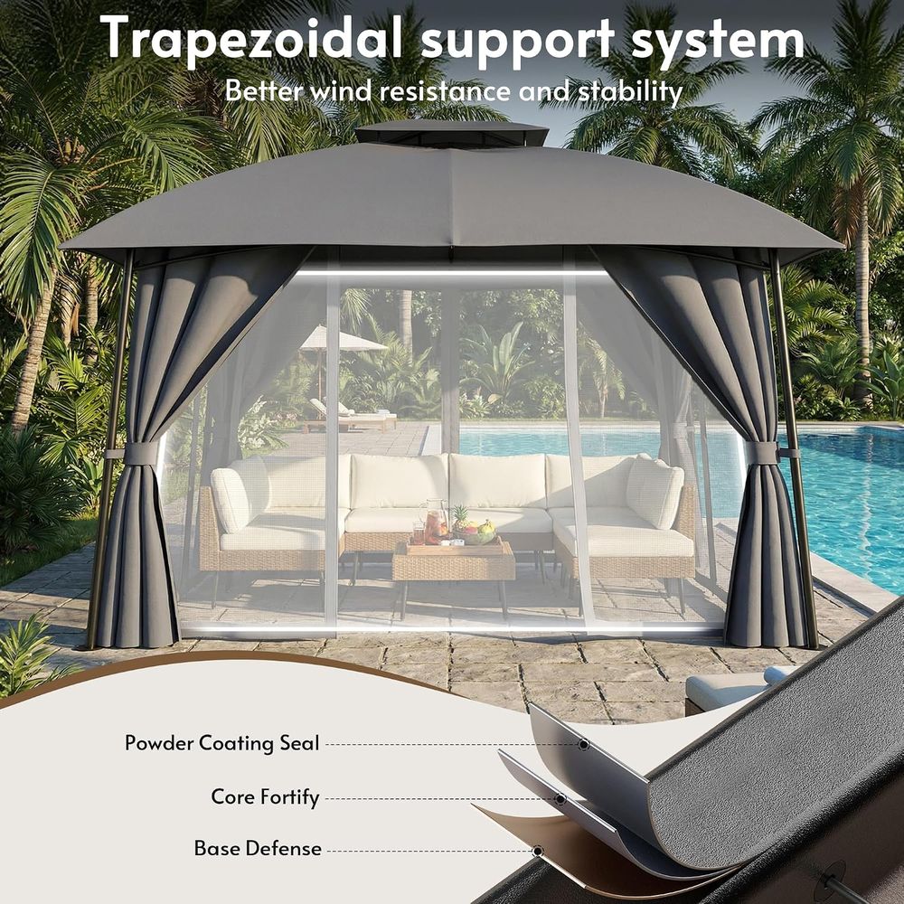 Gazebo da Esterno 1012 con Luc - Outdoor Power For Gazebo recensione e prezzo