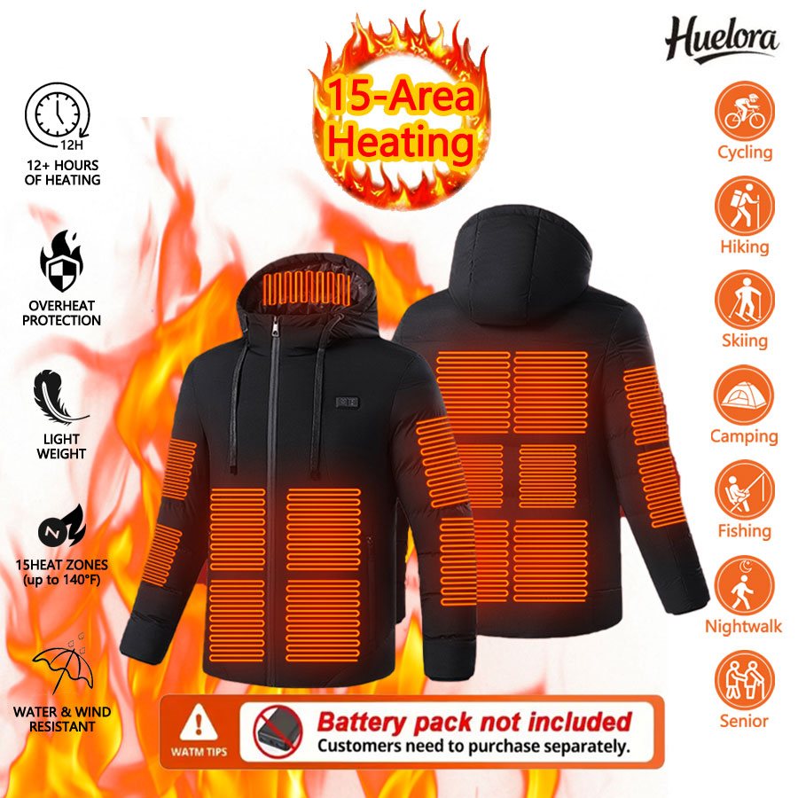 Huelora Giacca riscaldata da 1 - Outdoor Power Works recensione e prezzo